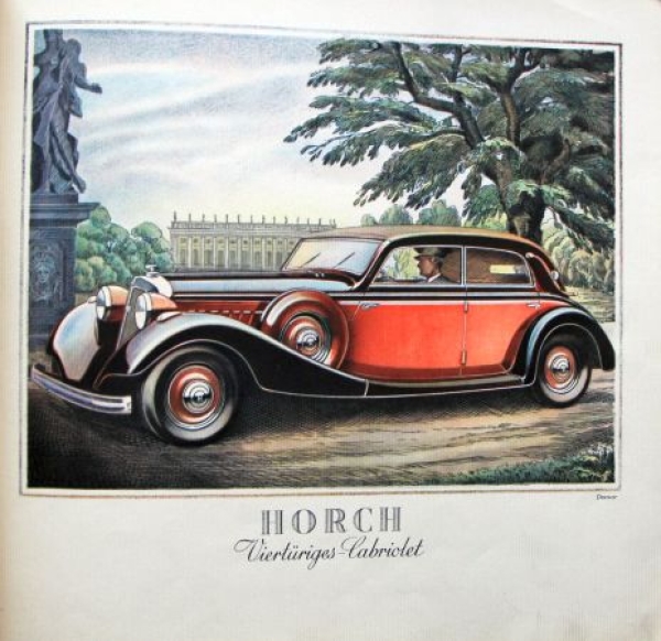 Horch 830 B Modelprogram 1935 Carbrochure (6908)